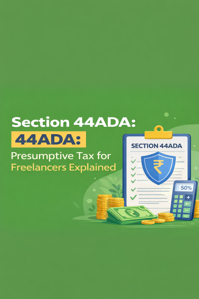 section 44ada tax for freelancers